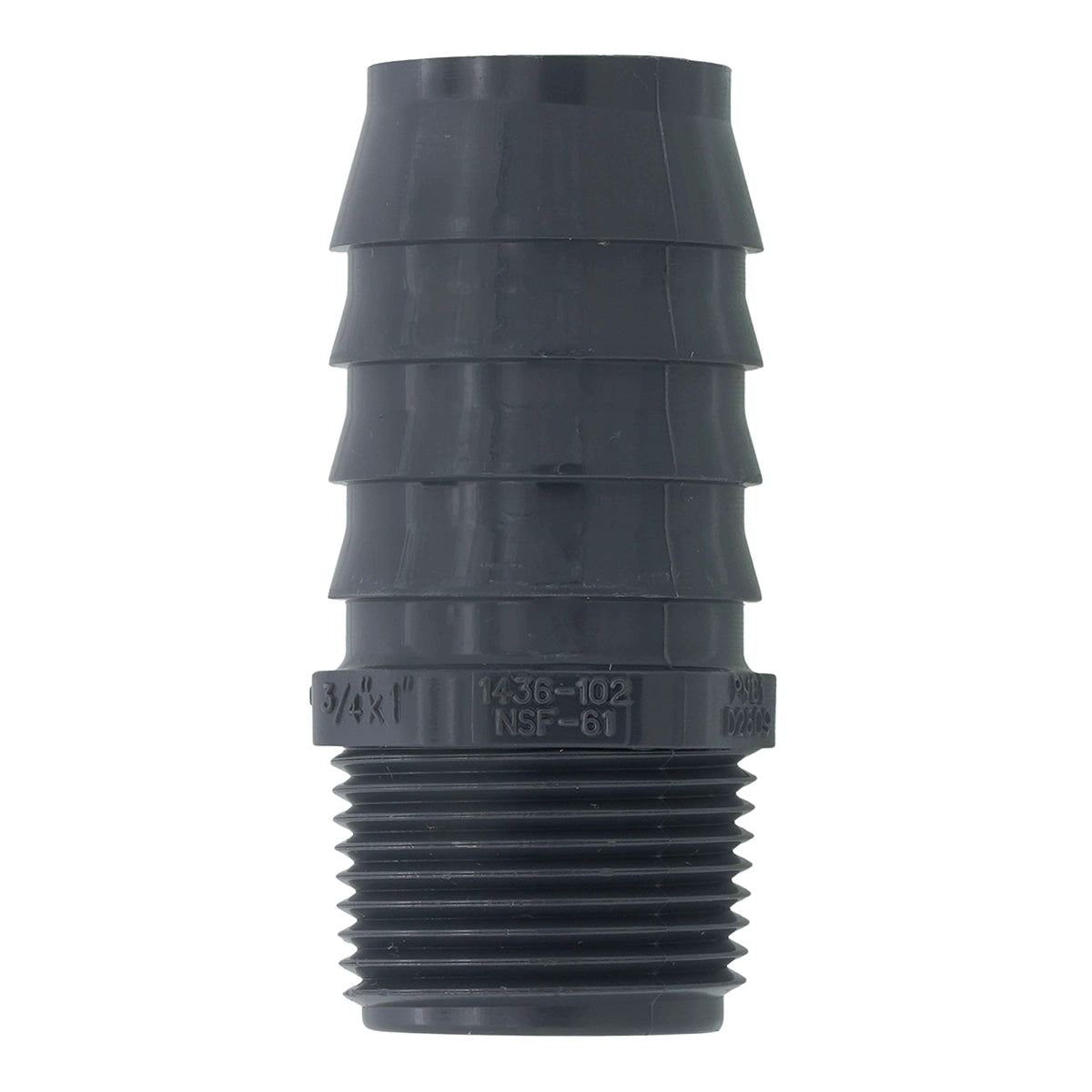 Schedule 80 Straight Reducing Barb x Male Thread