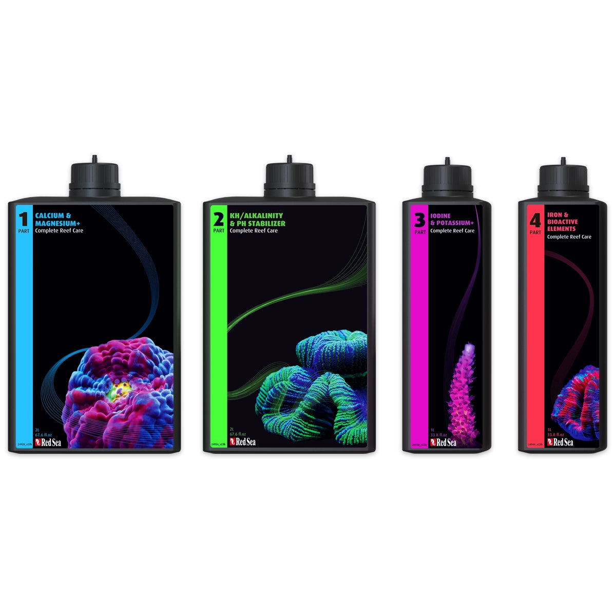 4-Part RCP Complete Reef Care Dosing System
