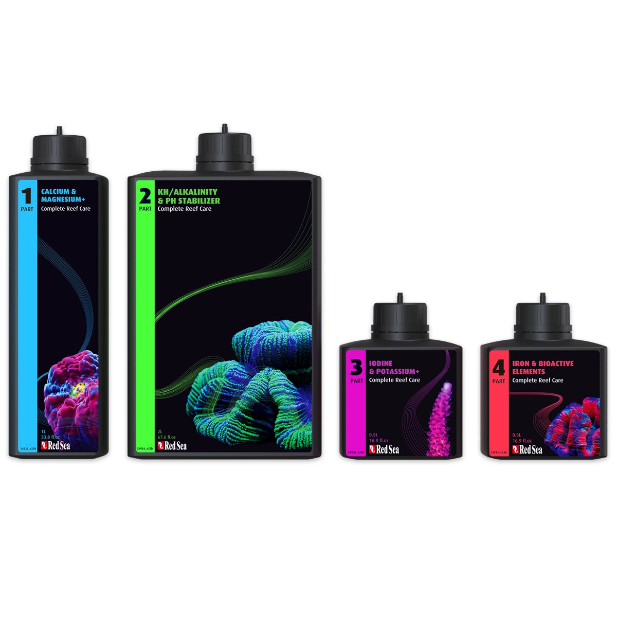 4-Part RCP Complete Reef Care Dosing System