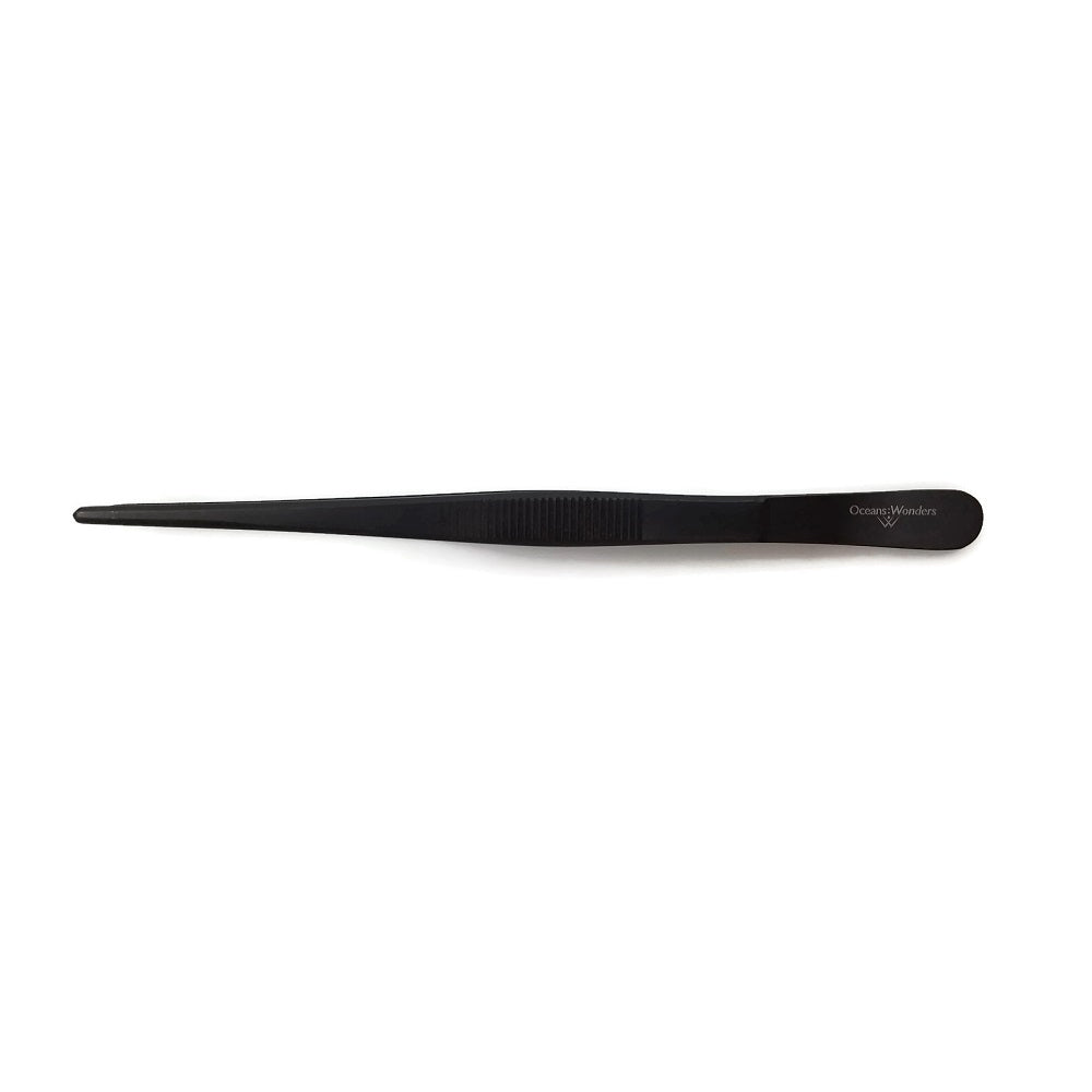 6" Black Oxide Coral Forceps