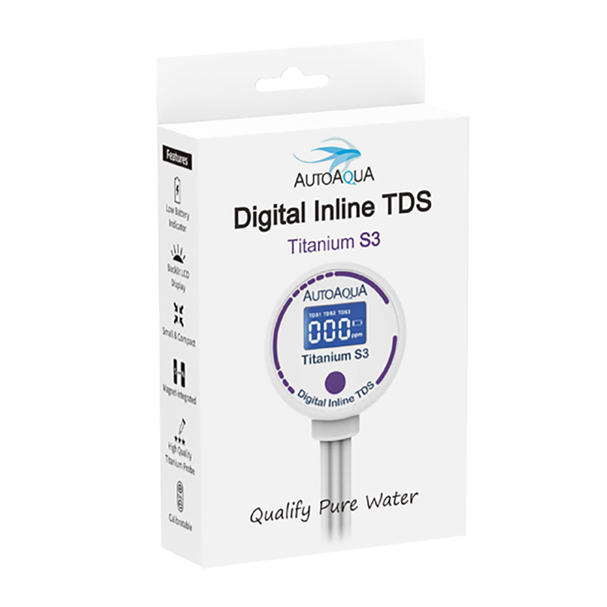 Titanium S3 Digital Inline TDS Meter