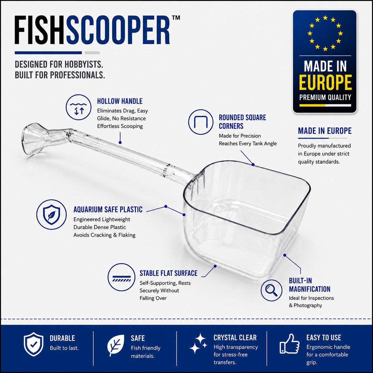 FishScooper Net Free Multipurpose Transfer Tool
