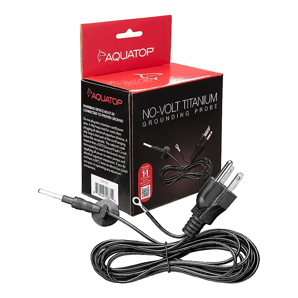 NO-VOLT Titanium Aquarium Grounding Probe