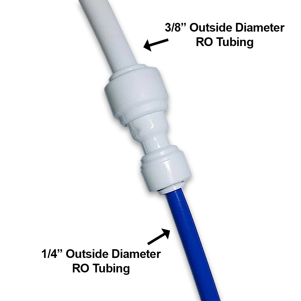 Push Connect Reducing Union 3/8" x 1/4"
