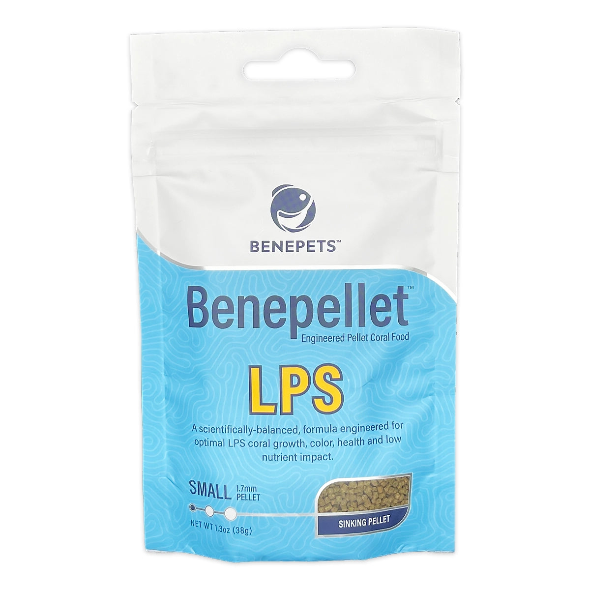 Benepellet LPS Small 1.7mm Pellet Coral Food