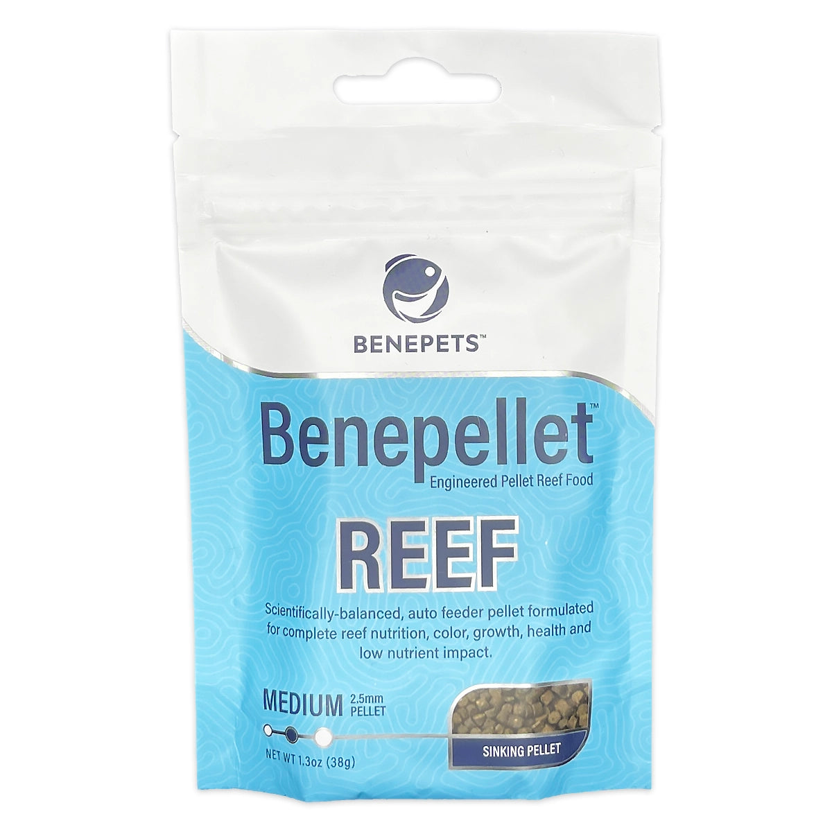 Benepellet Reef Medium 2.5mm Pellet Food