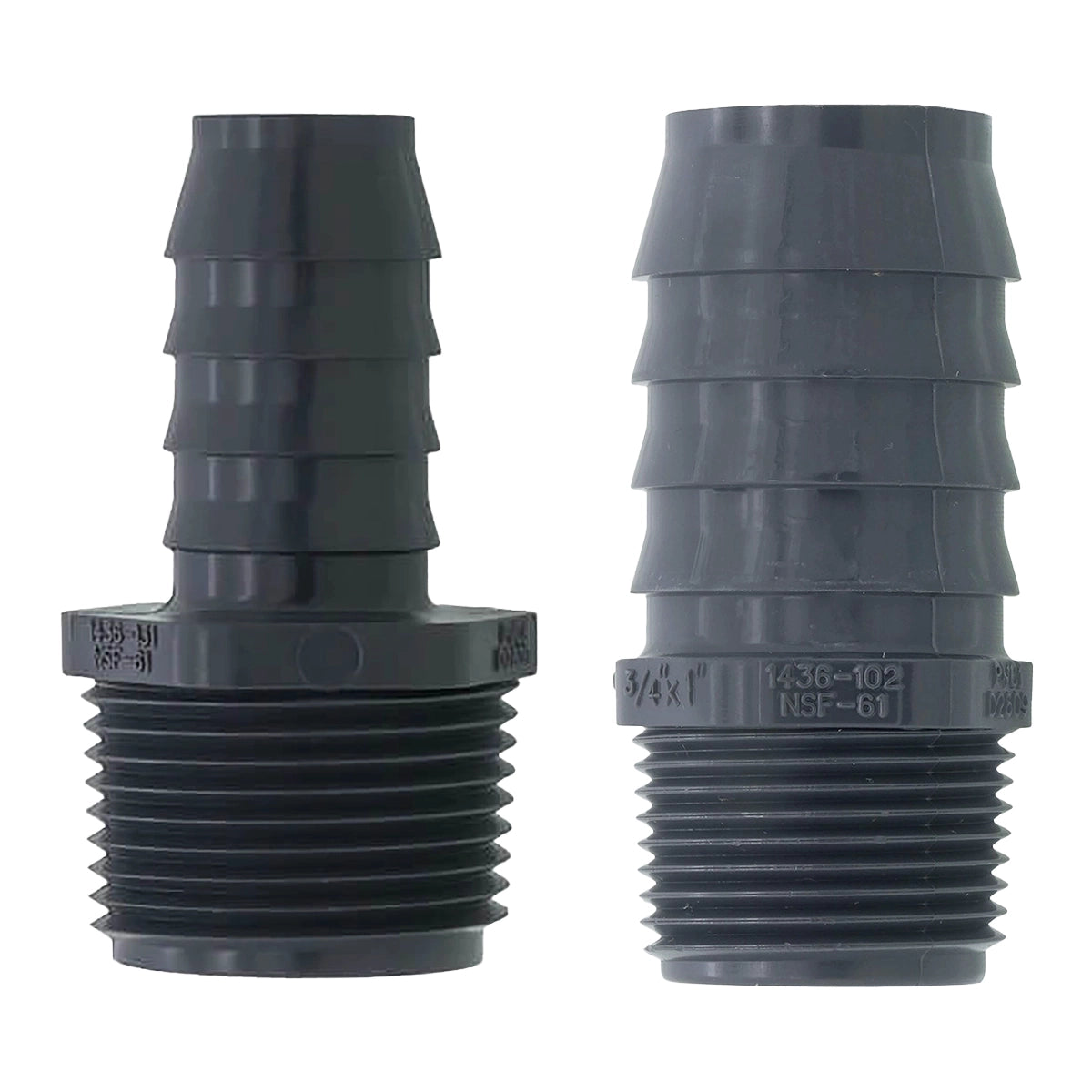 Schedule 80 Straight Reducing Barb x Male Thread