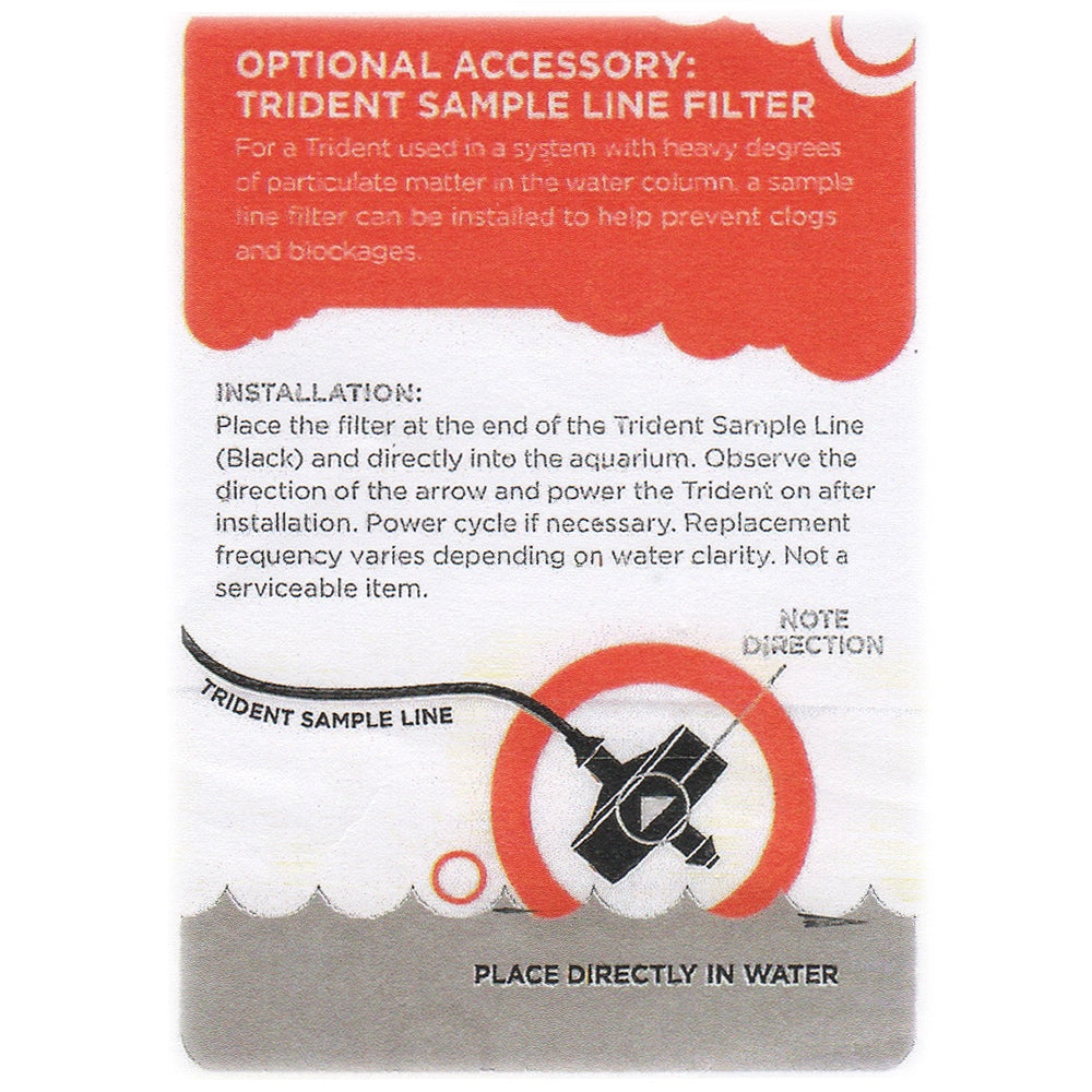 Trident Sample Line Filter