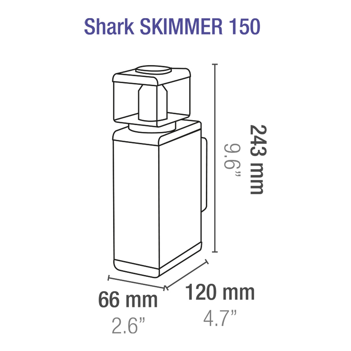 Shark 150 Internal Protein Skimmer