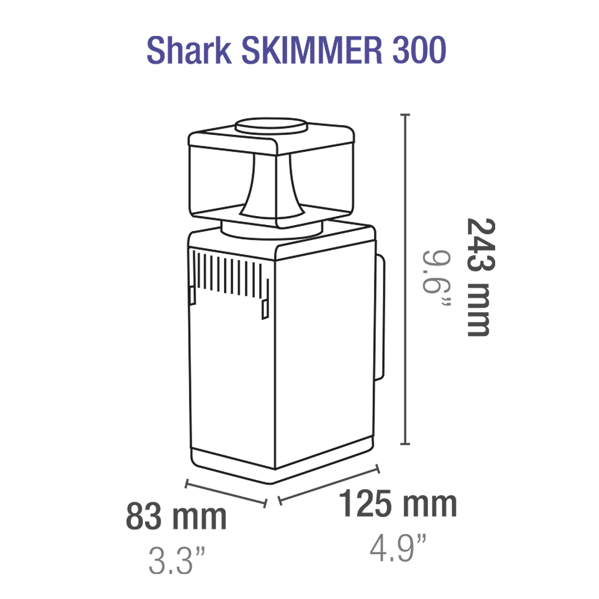 Shark 300 Internal Protein Skimmer