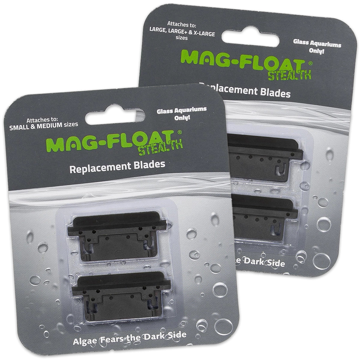 Mag-Float Stealth Glass Scraper Blades - 2 Pack