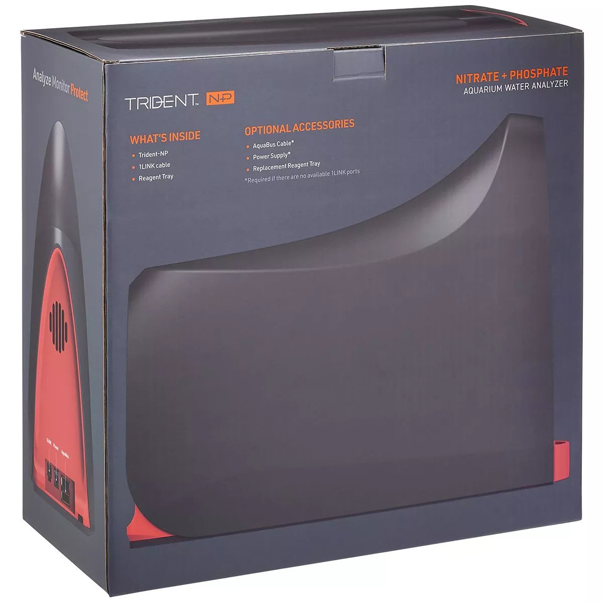 Trident NP Nitrate & Phosphate Tester With 2 Month Reagent Kit & Slim Waste Container