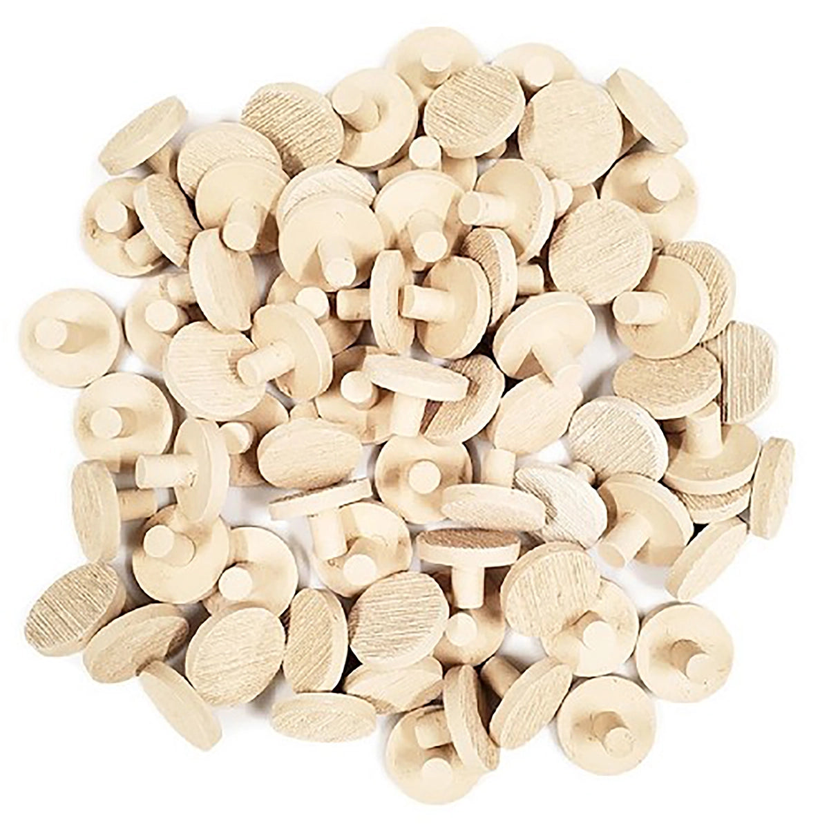 Natural White XL Ceramic Coral Frag Plugs