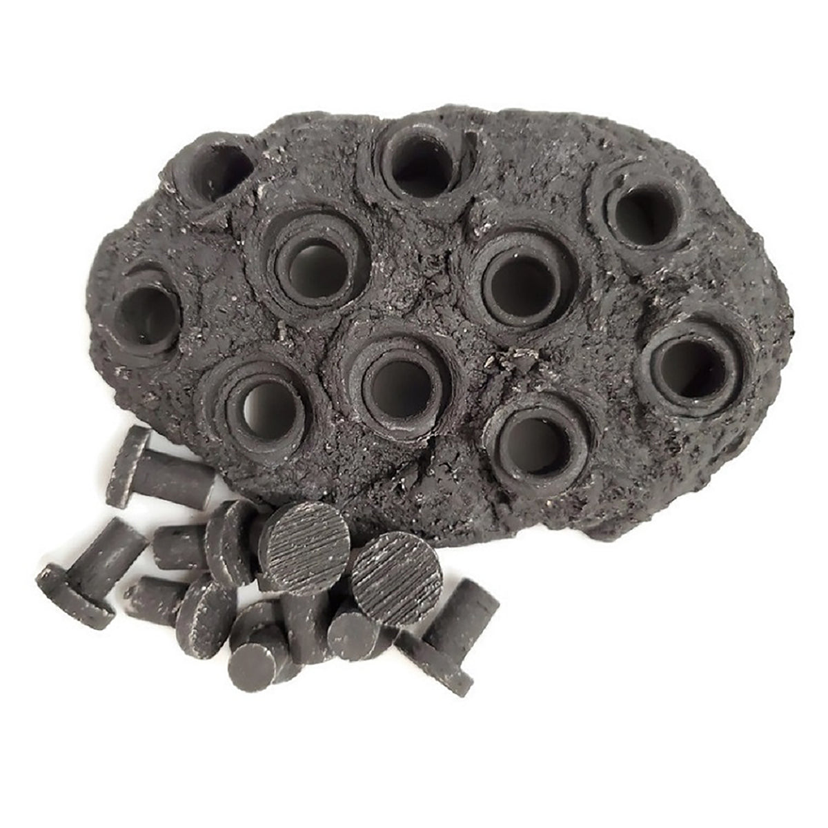 Hawaiian Black Ceramic Coral Frag Hub 10.0