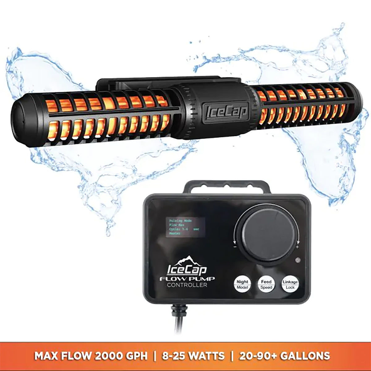 4K Gyre Flow Pump with Controller - 4000 GPH