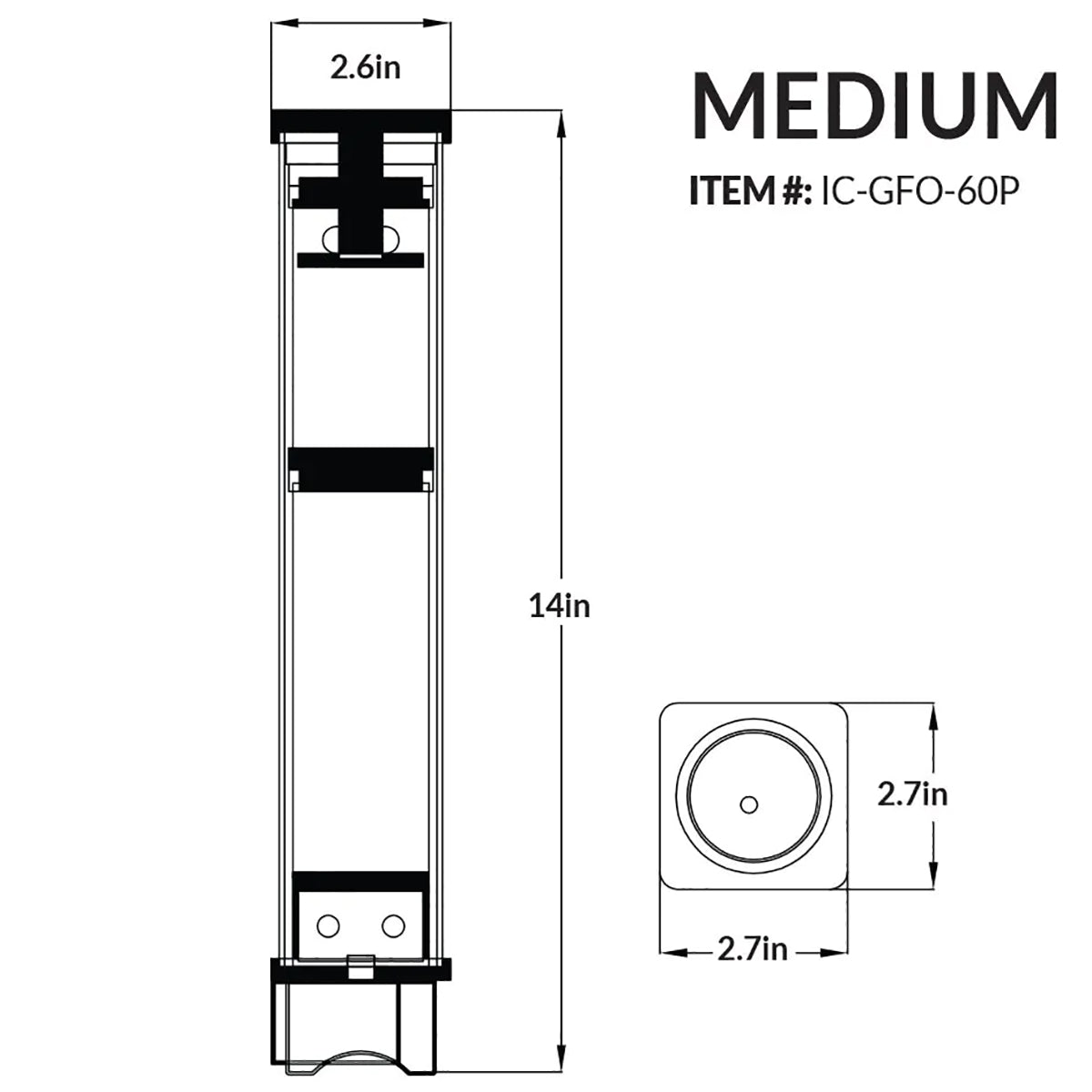 Controllable 12v DC Media Reactor