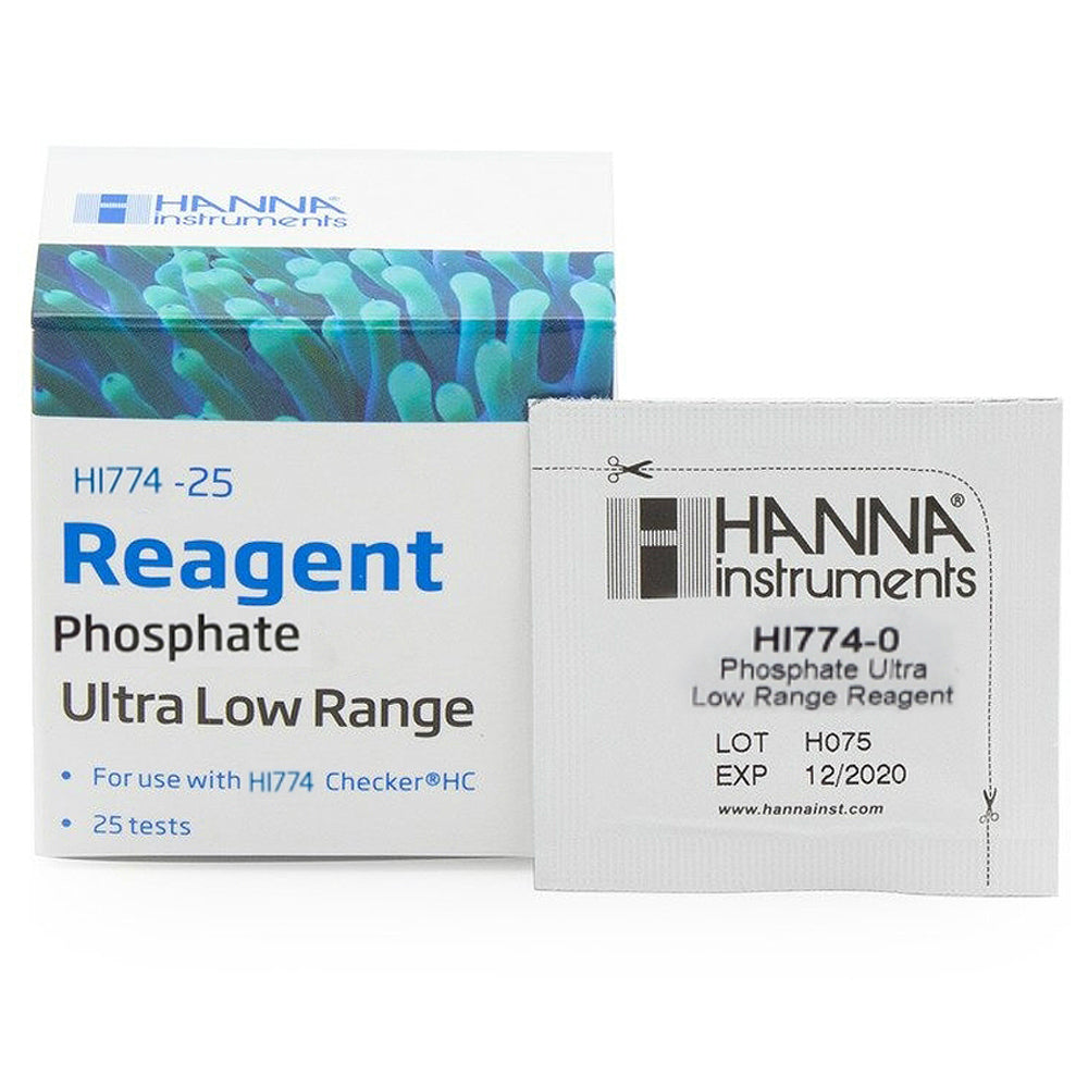HI774-25 Phosphate Ultra Low Range Checker Reagents (25 Tests)