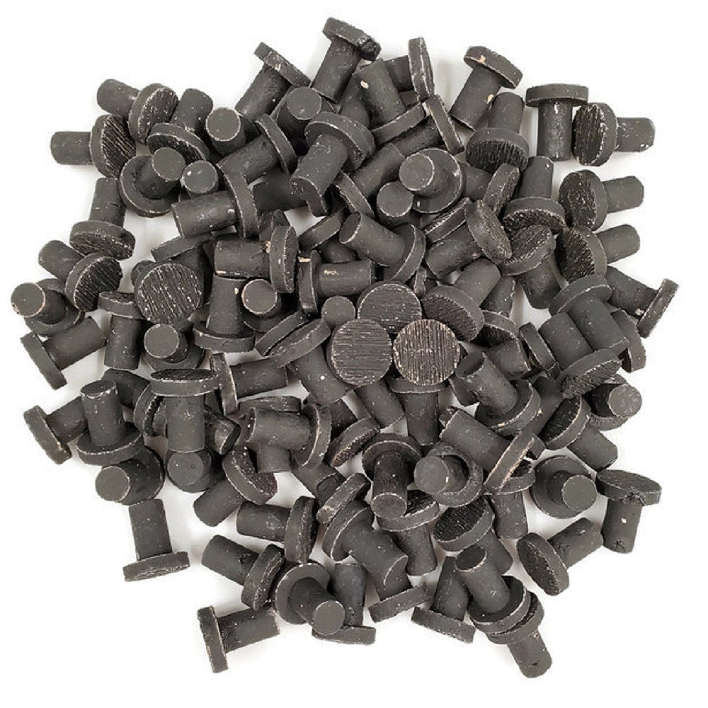 Hawaiian Black Small Ceramic Coral Frag Plugs