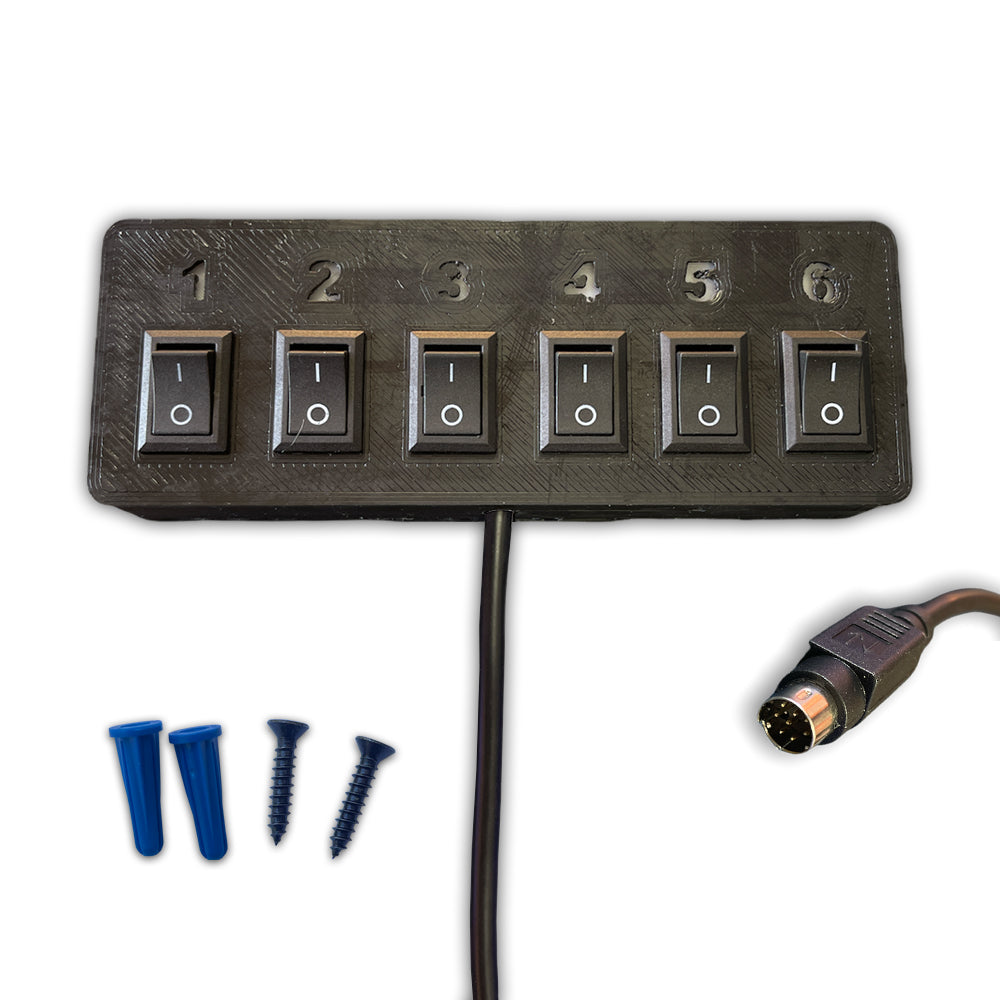6 Way Toggle Switch Box for Apex Controller