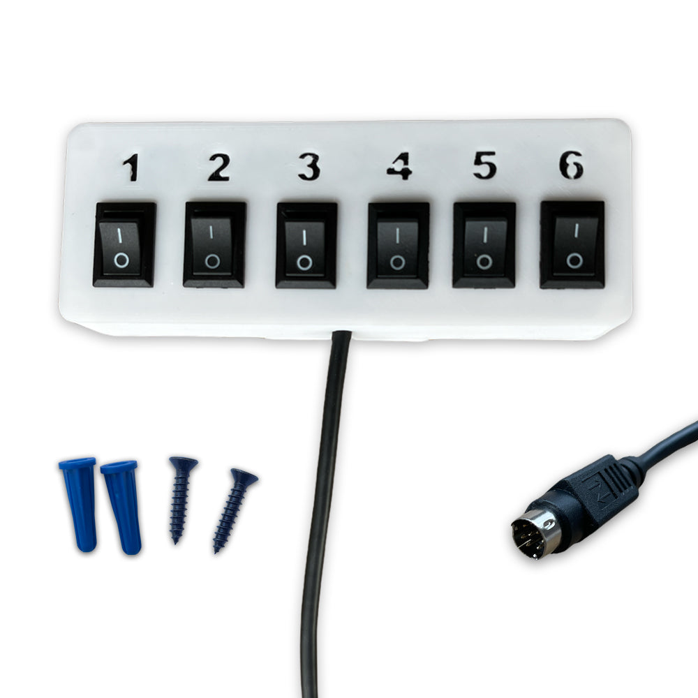 6 Way Toggle Switch Box for Apex Controller