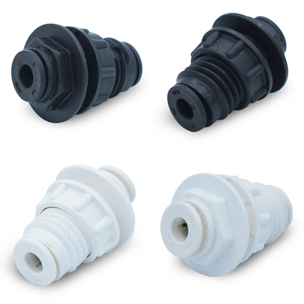 1/4" Push Connect Bulkhead Tank Adapter