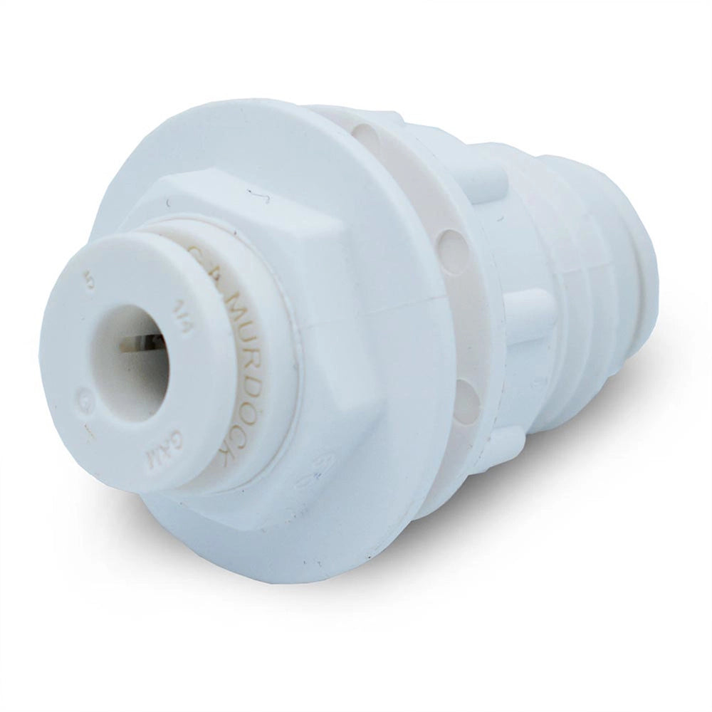 1/4" Push Connect Bulkhead Tank Adapter
