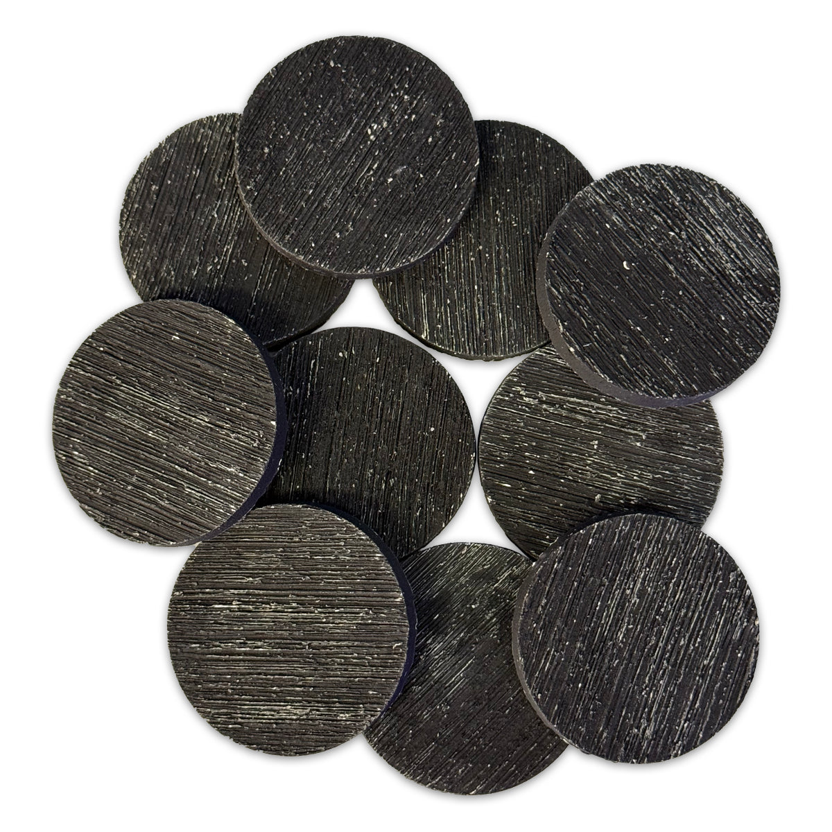 Ceramic XL 2" Coral Frag Disks - Hawaiian Black