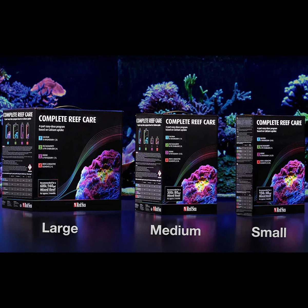 4-Part RCP Complete Reef Care Dosing System