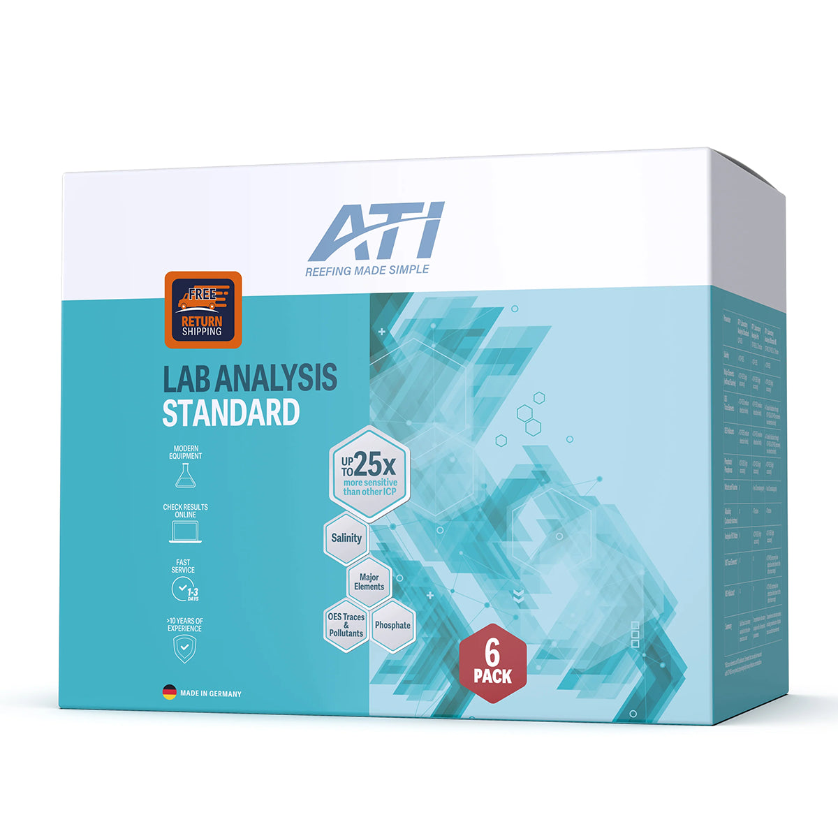 ICP-OES Standard Lab Water Analysis - 6 Pack