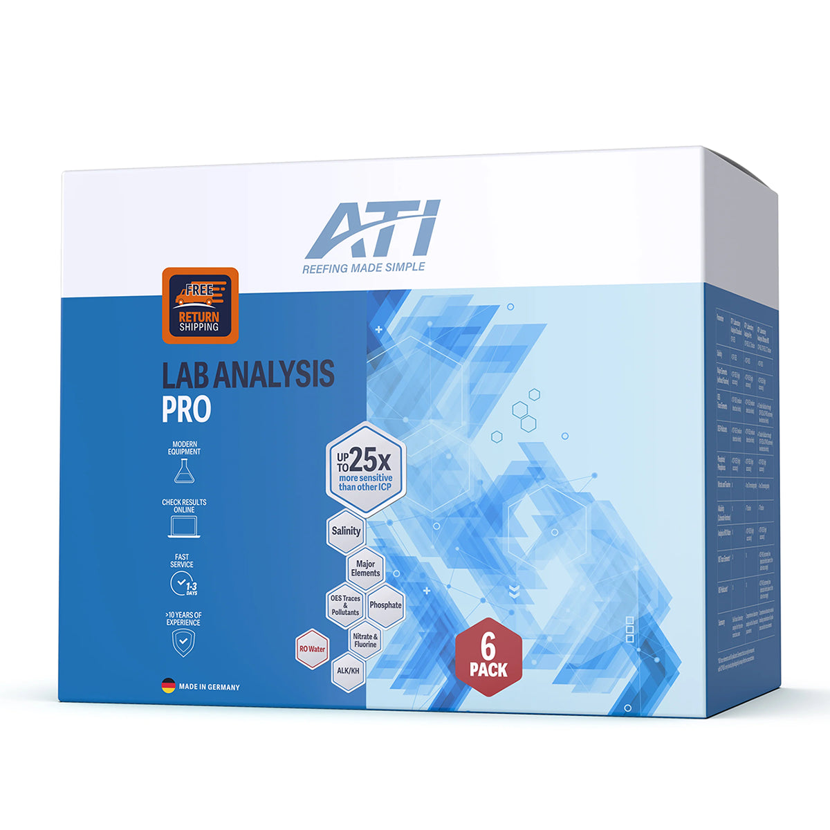 ICP-OES Pro Lab Water Analysis - 6 Pack
