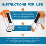 Flipper Feed Aquarium Feeding Kit for Flipper Cleaners