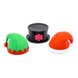 Printed Reef Christmas Sea Urchin Hats | Set of 3