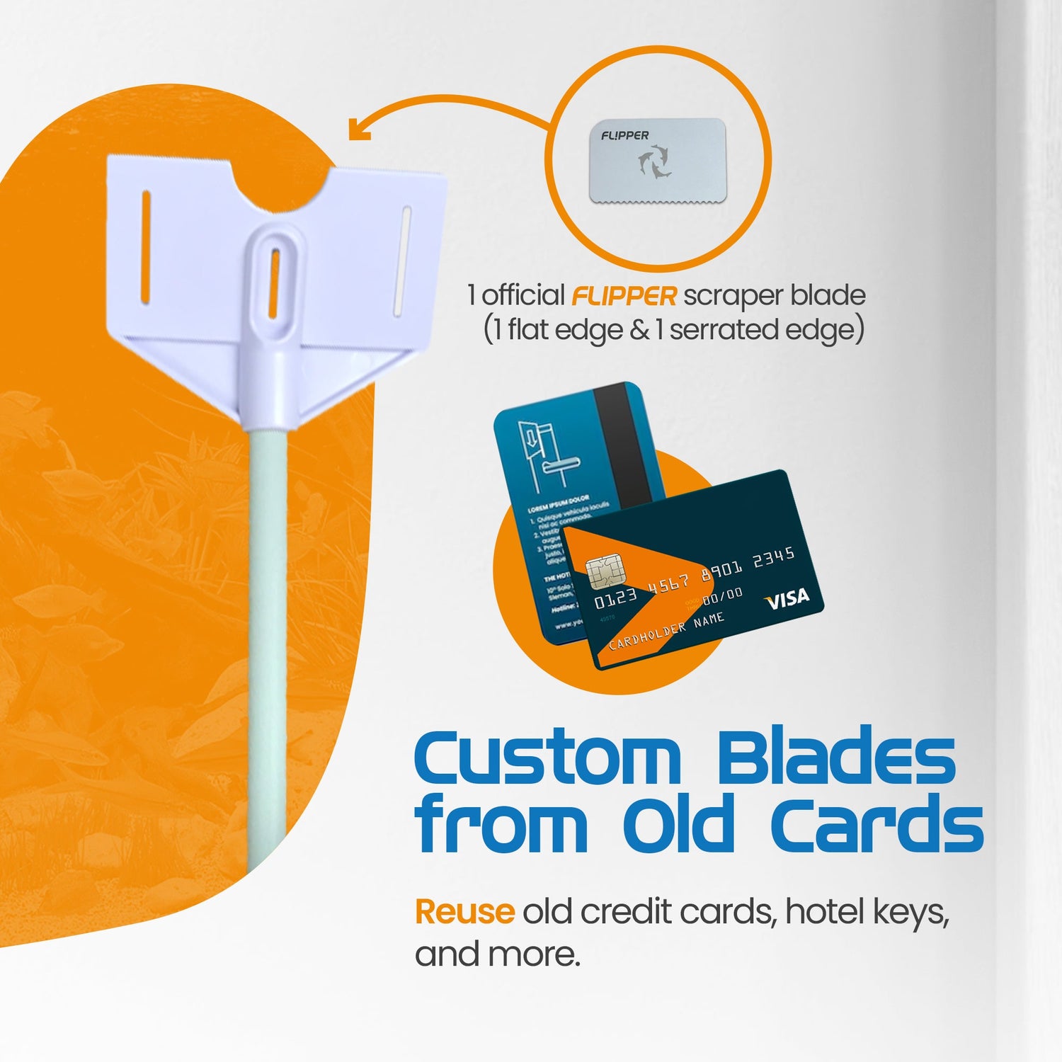 Flipper Platinum Aquarium Algae Scraper - 28"