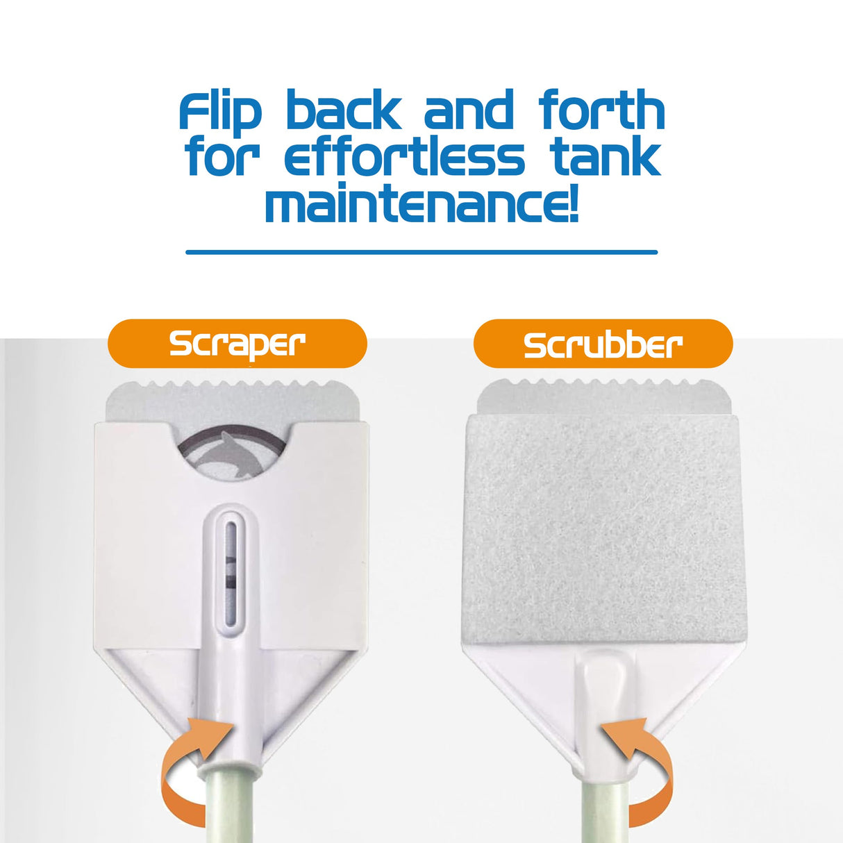 Flipper Platinum NANO Aquarium Algae Scraper 12"