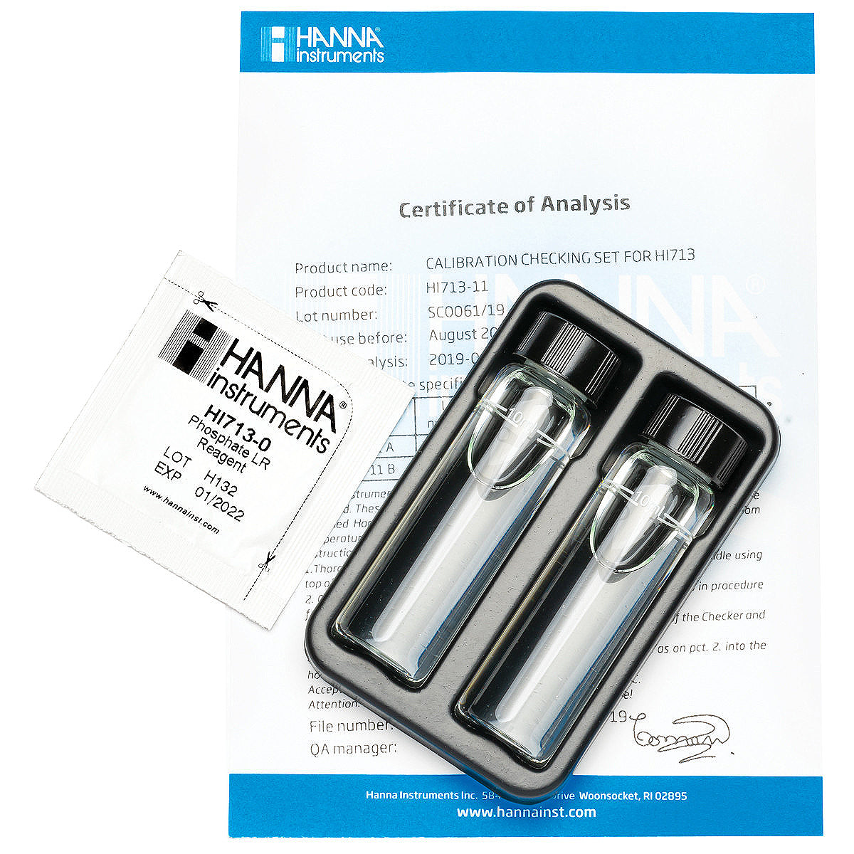 HI713-11 Phosphate Low Range Calibration Check Set