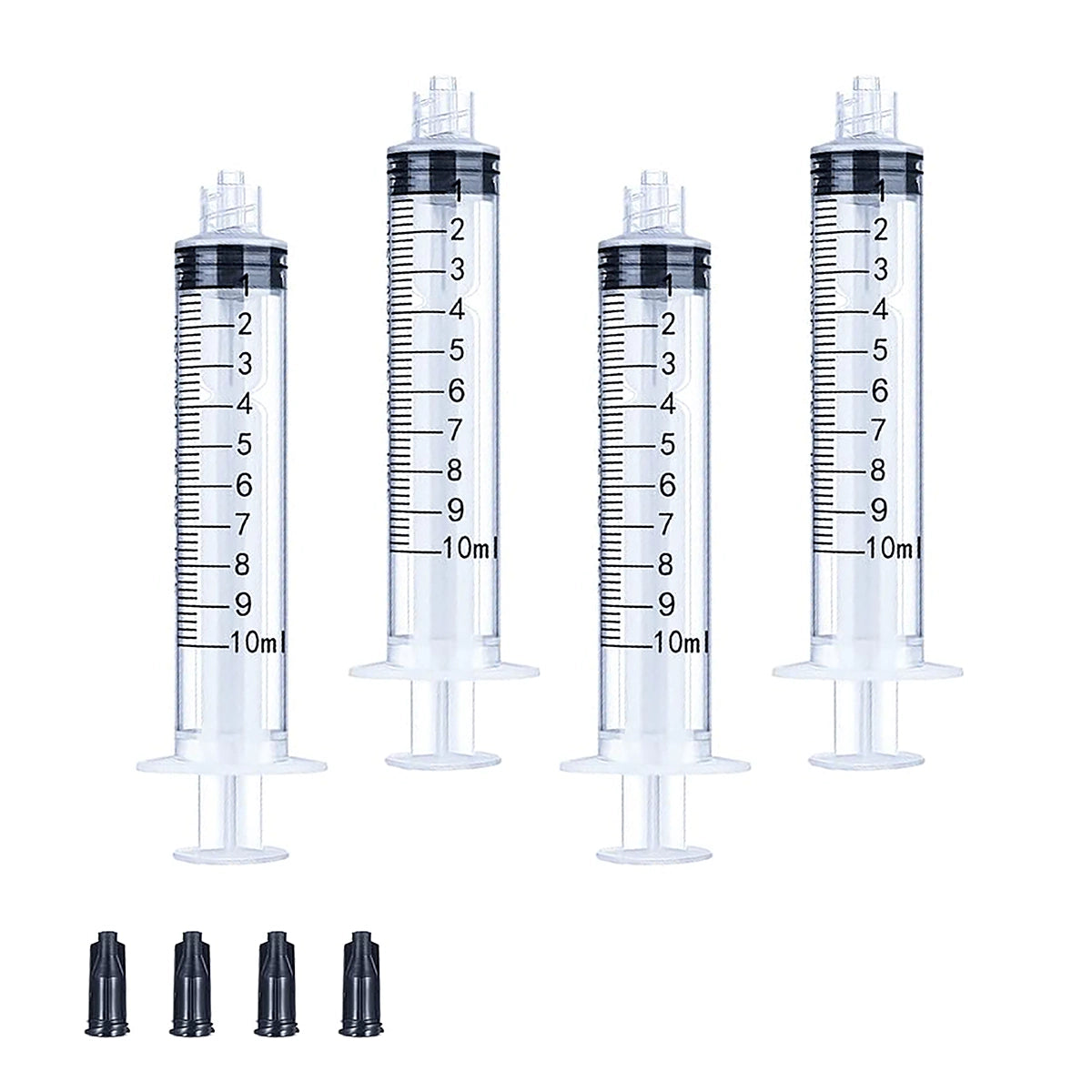 10 mL Luer Lock Tip Syringe 4 Pack