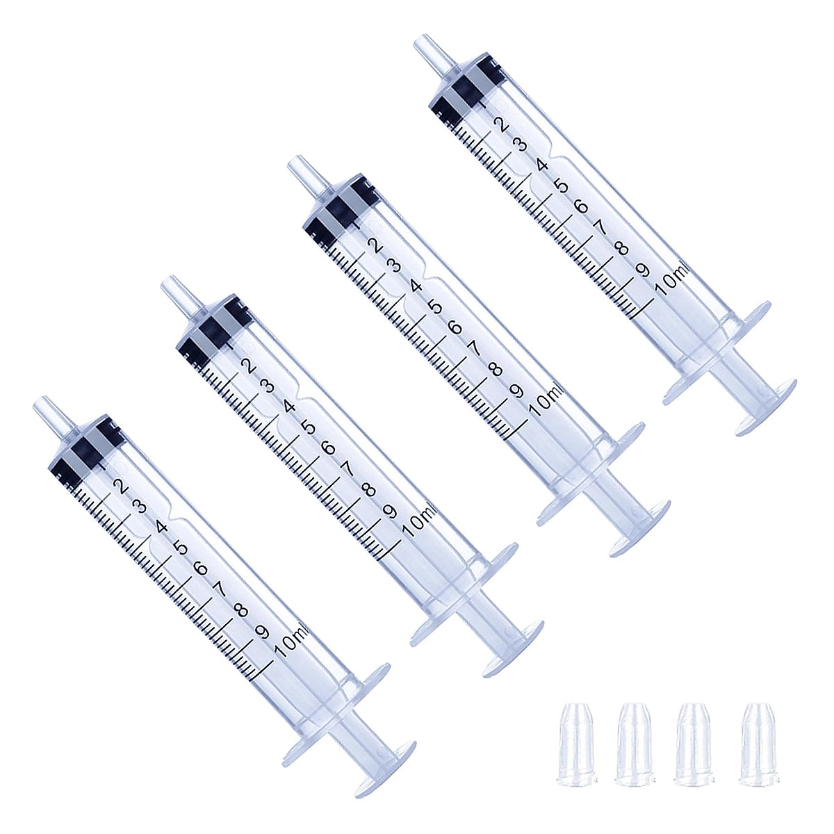 10 mL Luer Slip Tip Syringe 4 Pack