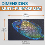 Flipper Aquarium Mat with Tang Artwork