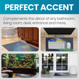 Flipper Aquarium Mat with Tang Artwork