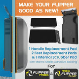 Flipper Max Replacement Pads Universal Maintenance Kit