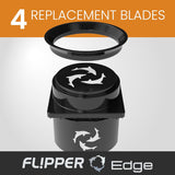 Flipper Pico 2 in 1 Aquarium Magnet Cleaner Replacement Blades 4 Pack