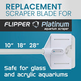 Flipper Platinum Algae Scraper Replacement Blades 10 Pack