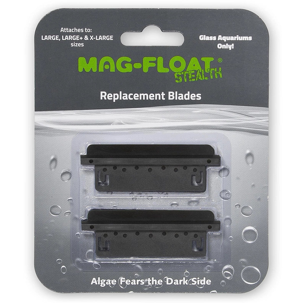 Mag-Float Stealth Glass Scraper Blades - 2 Pack