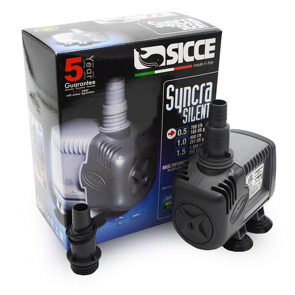 Syncra Silent 0.5 Pump - 185 GPH