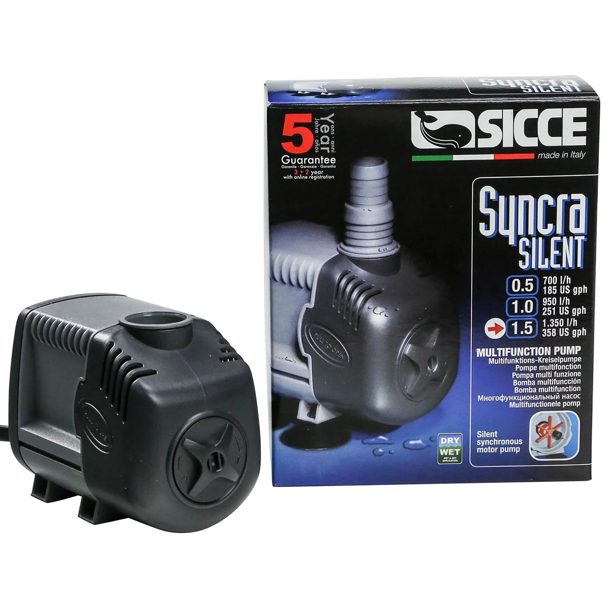 Syncra Silent 1.5 Pump - 357 GPH