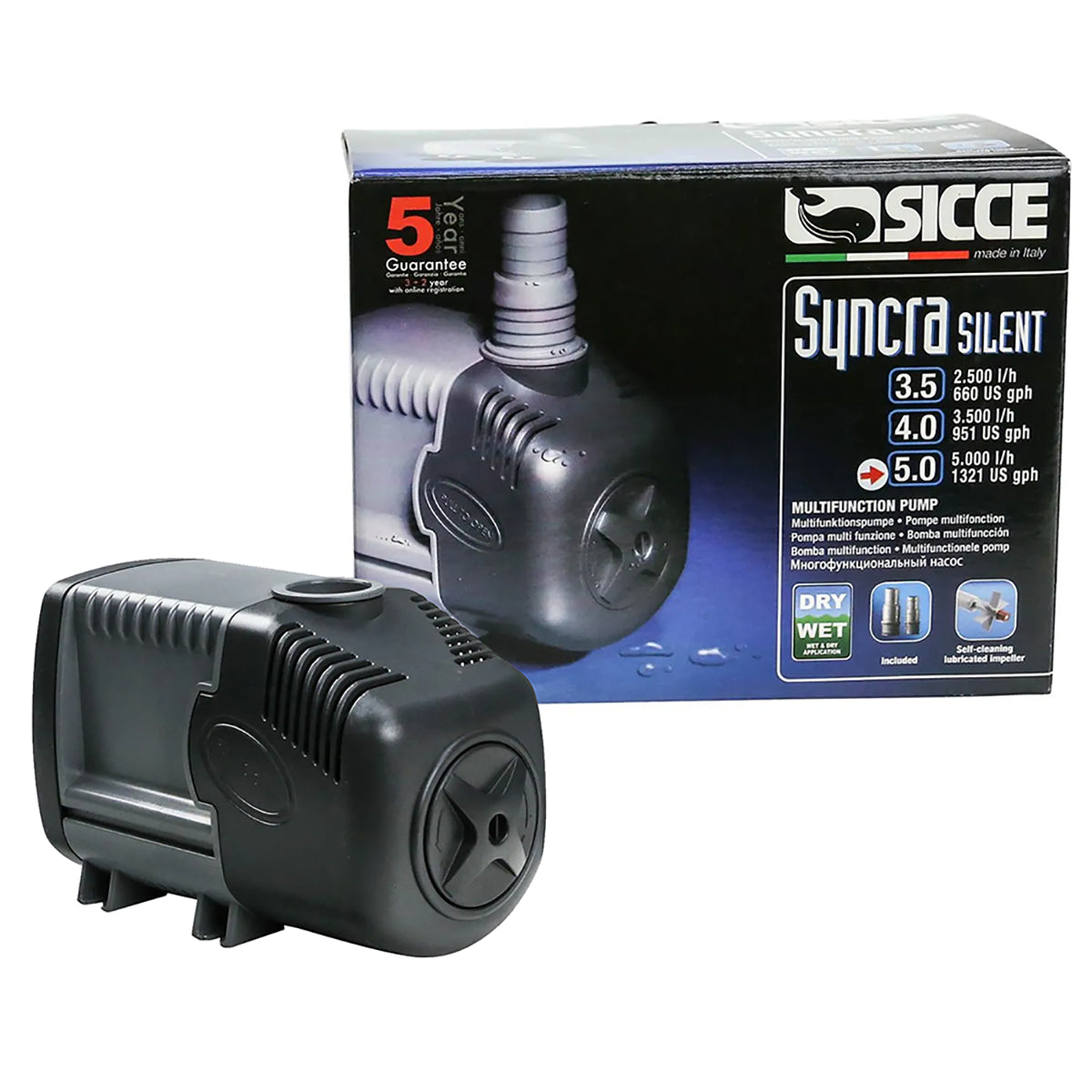Syncra Silent 5.0 Pump - 1321 GPH
