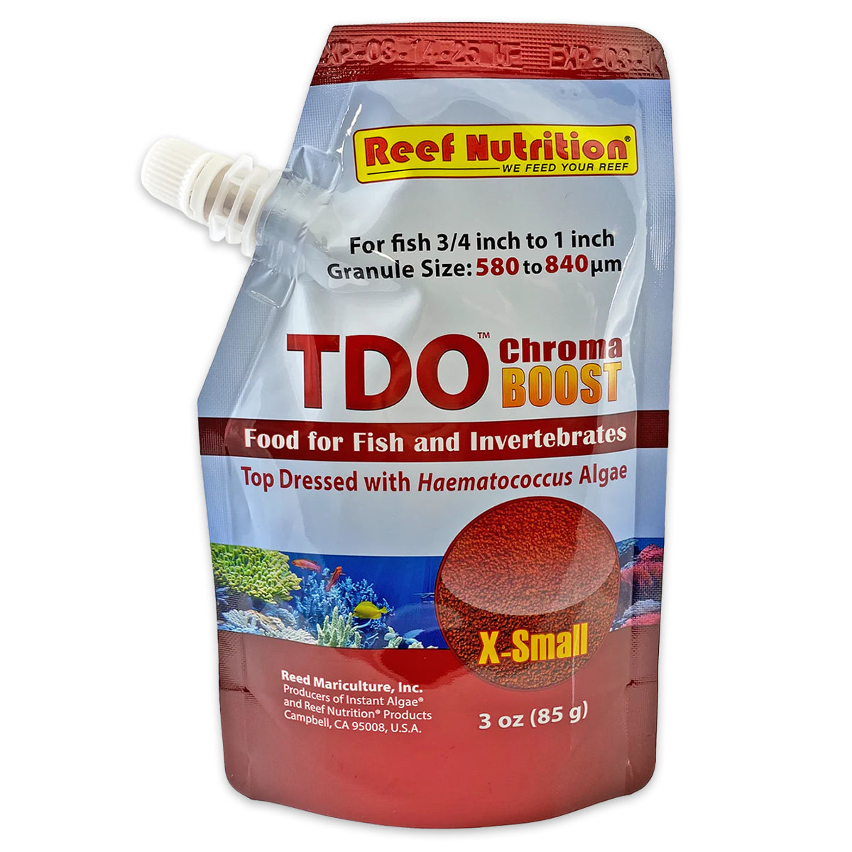 TDO-C1 Chroma Boost Extra Small Fish Food 3 oz