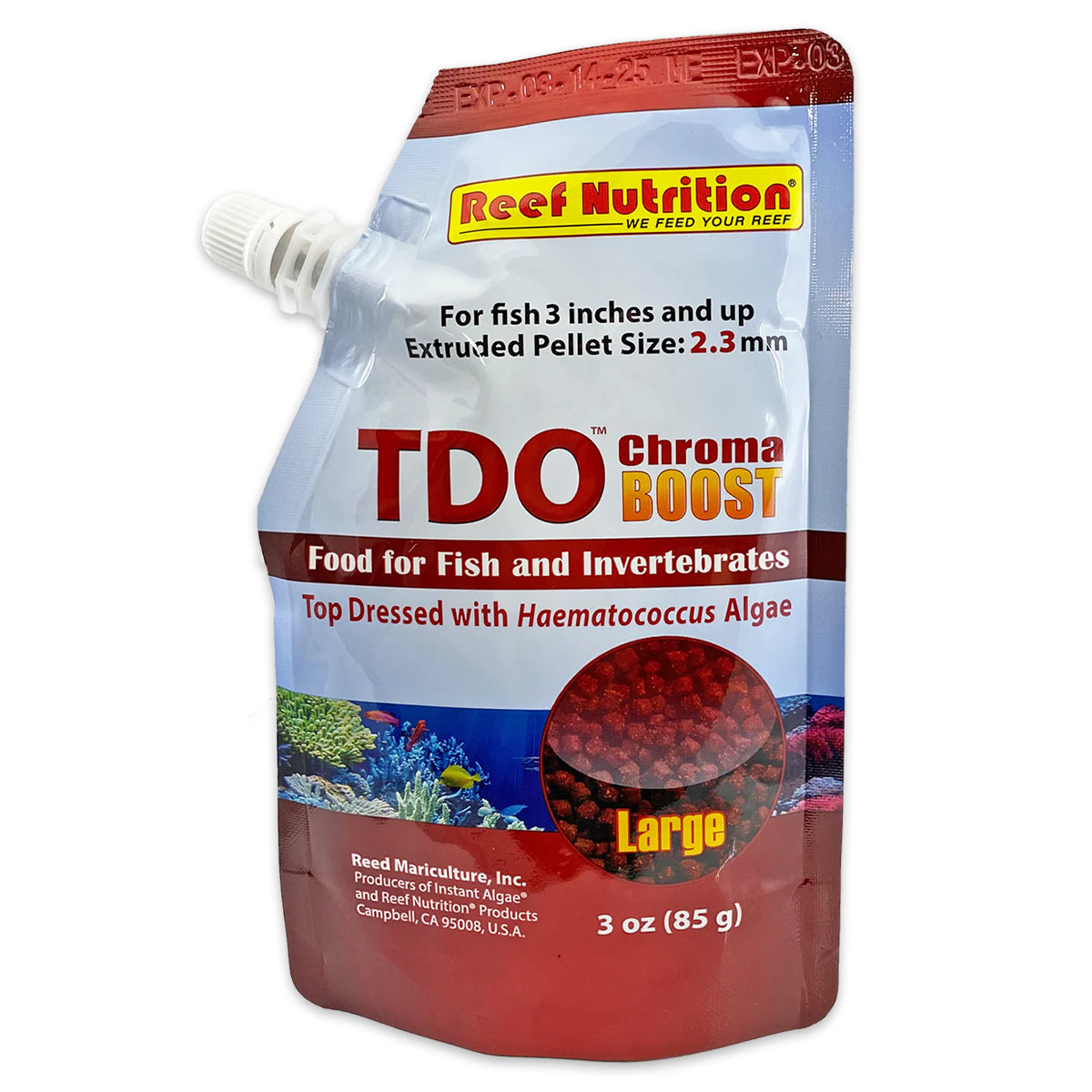 TDO-EP2 Chroma Boost Large Fish Food – Reef Goods