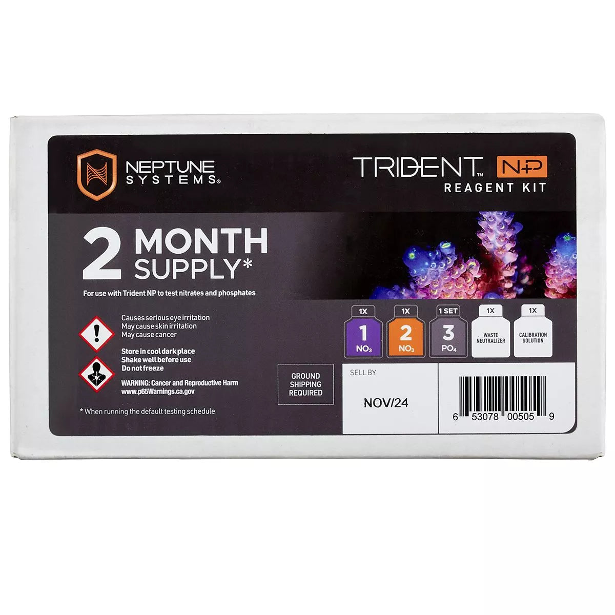 Trident NP Nitrate & Phosphate Tester With 2 Month Reagent Kit