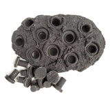 Hawaiian Black Ceramic Coral Frag Hub 10.0